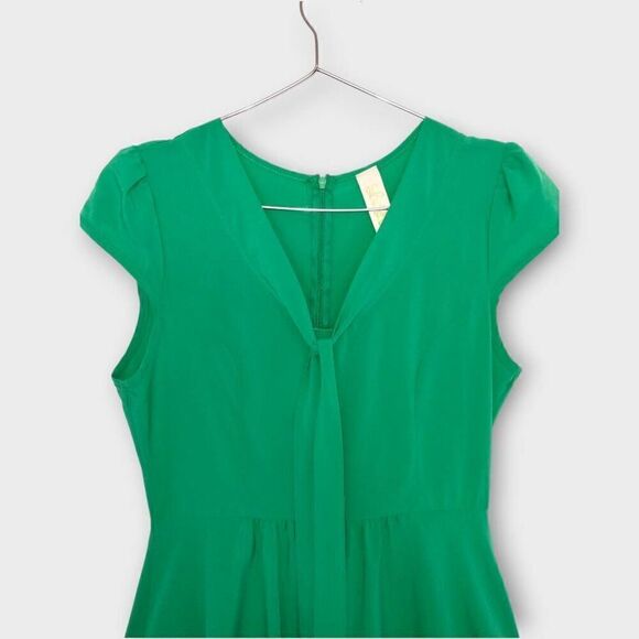 Lulus Womens Dress Sz Medium Kelly Green Mini Coquette Cottagecore Fairycore - Picture 3 of 11